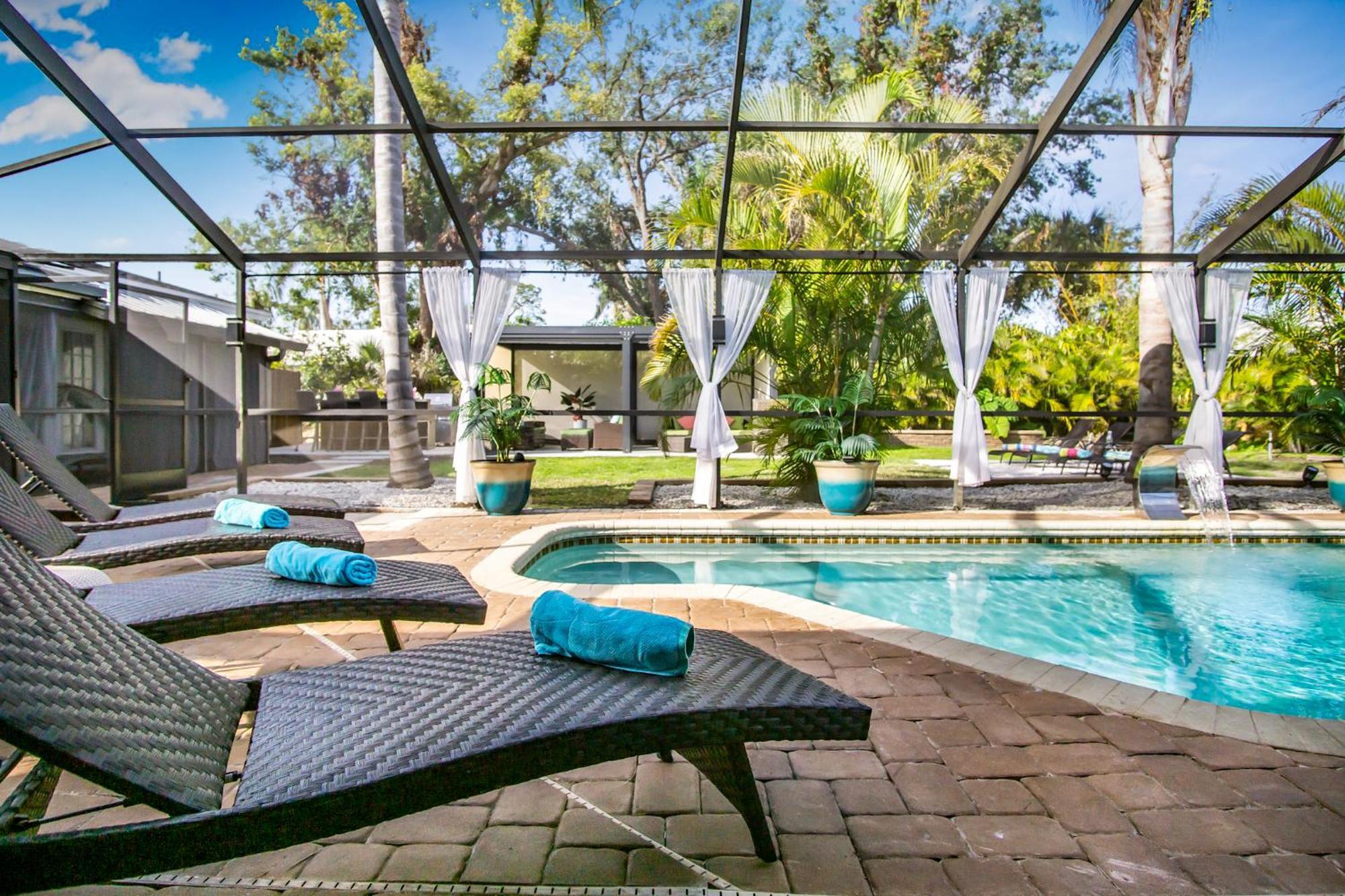 Luxury Zen Den With Heated Pool Just Off Siesta Key Lejlighed Sarasota Eksteriør billede